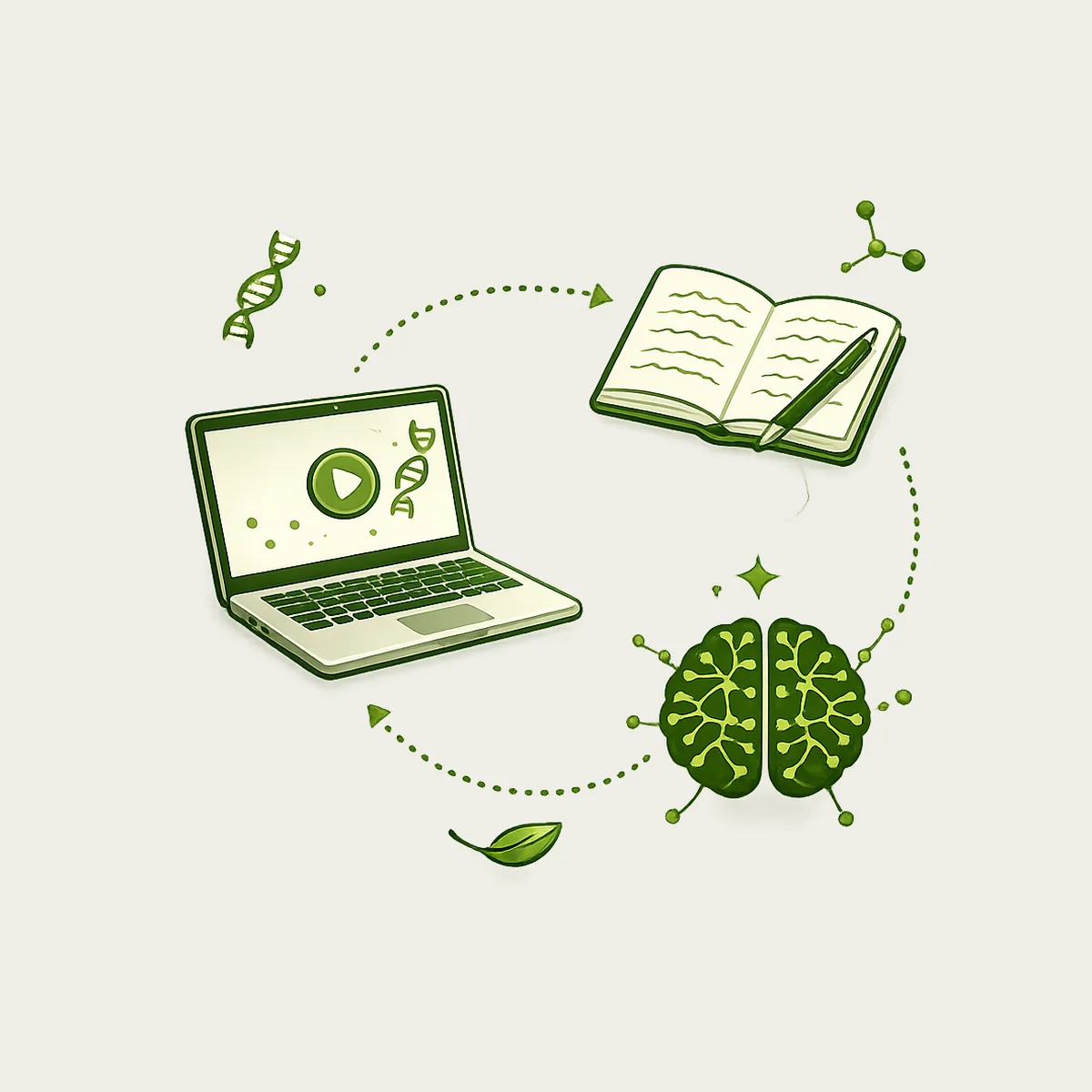 Jak wygląda nauka w EduBiologii — proces nauki konkurs kuratoryjny biologia kurs (wideo, notatki, powtórki)