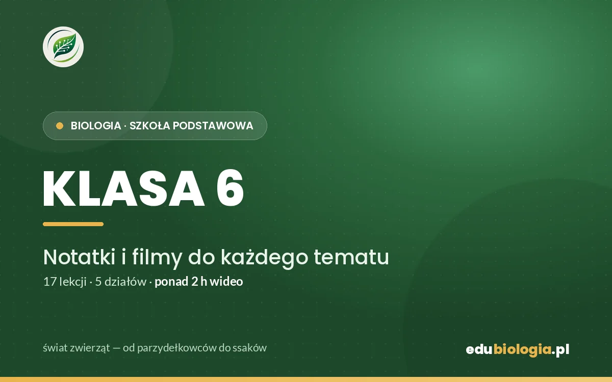 EduBiologia 6 — biologia klasy 6