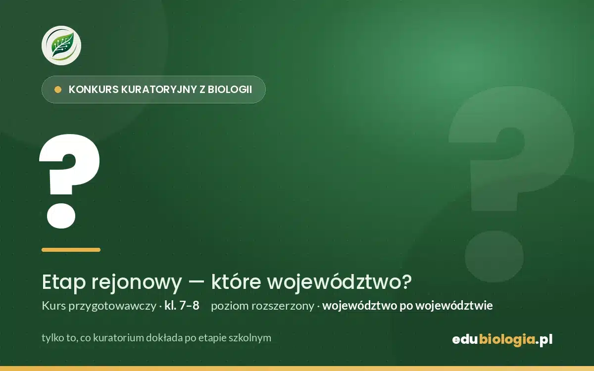 Etap rejonowy — które województwo?